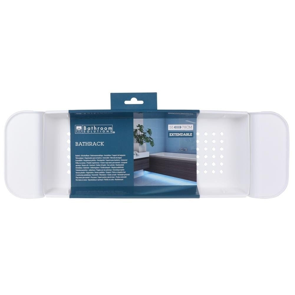 Practical, universal bathroom shelf with handle
