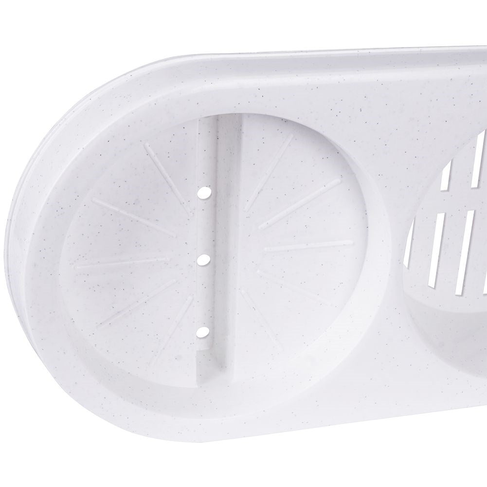 Practical white bathtub tray for all types of bathtubs