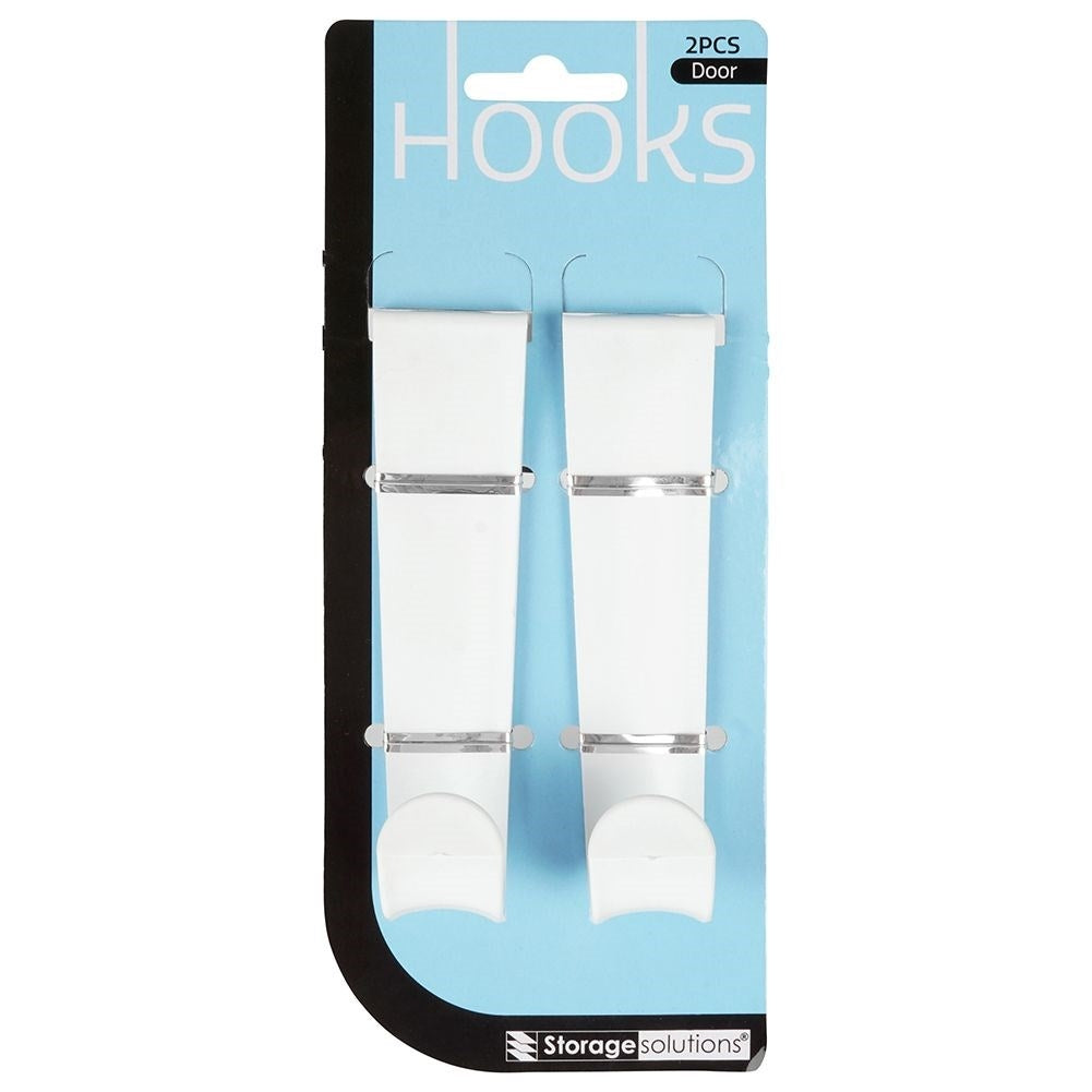 Practical white hooks without drilling for doors
