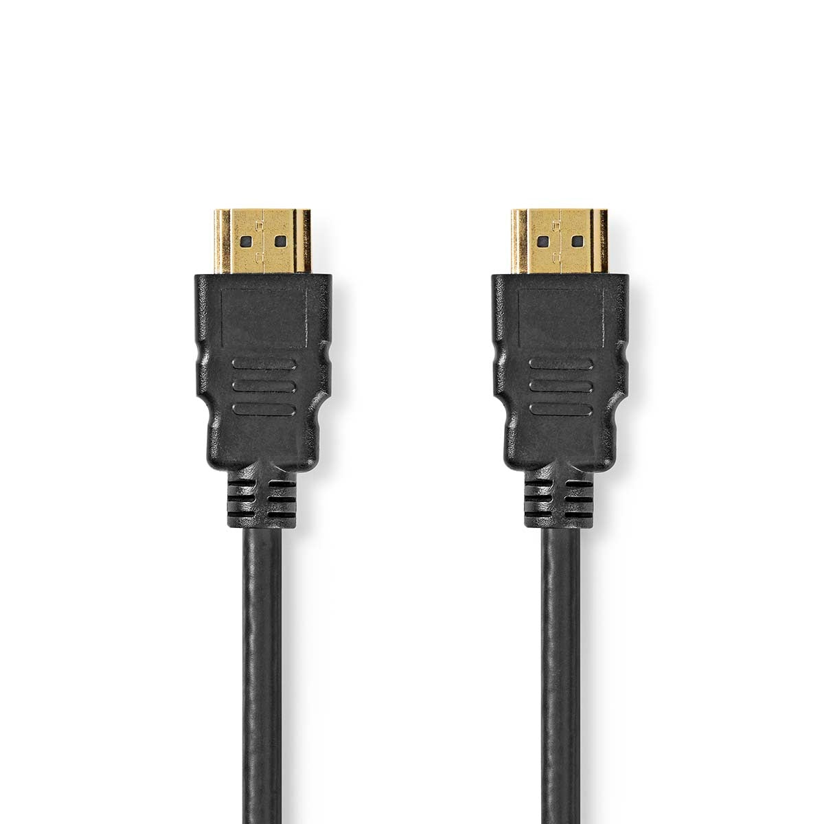 Premium High Speed HDMI™ Cable with Ethernet | HDMI™ Connector | HDMI™ Connector | 4K@60Hz | 18 Gbps | 1.00 m | Round | PVC | Black | Label