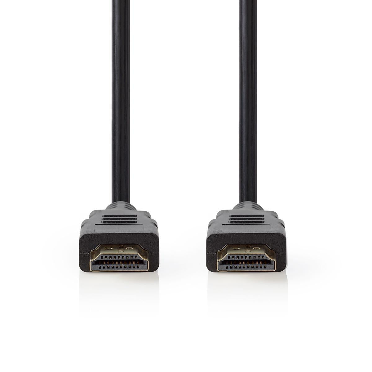 Premium High Speed HDMI™ Cable with Ethernet | HDMI™ Connector | HDMI™ Connector | 4K@60Hz | 18 Gbps | 2.00 m | Round | PVC | Black | Plastic bag