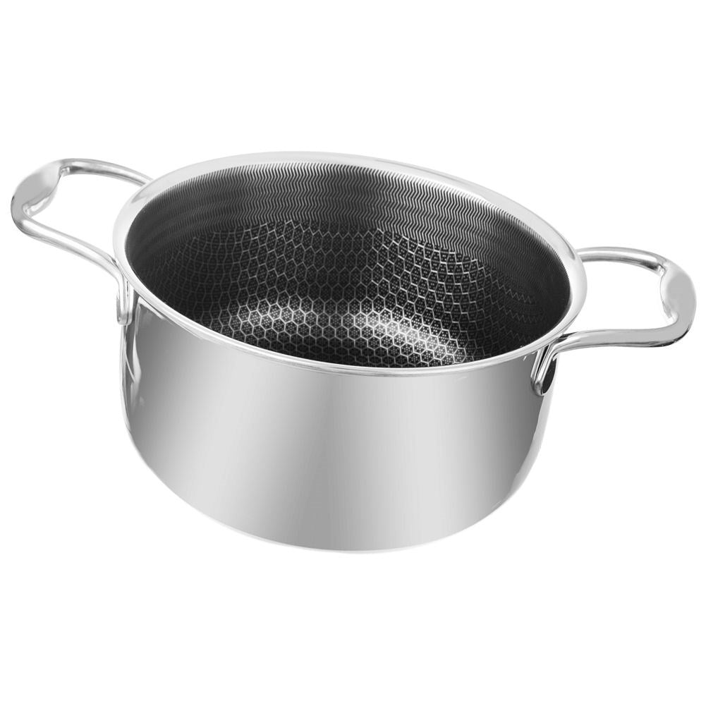 Premium pan 4.8L in stainless steel with non-stick