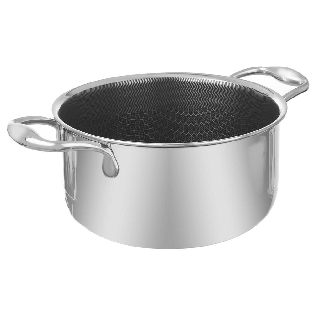 Premium pan 4.8L in stainless steel with non-stick