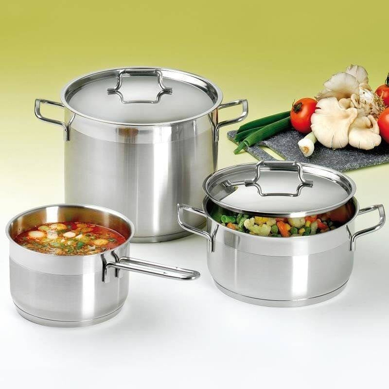 Premium saucepan in stainless steel, 2.3L capacity