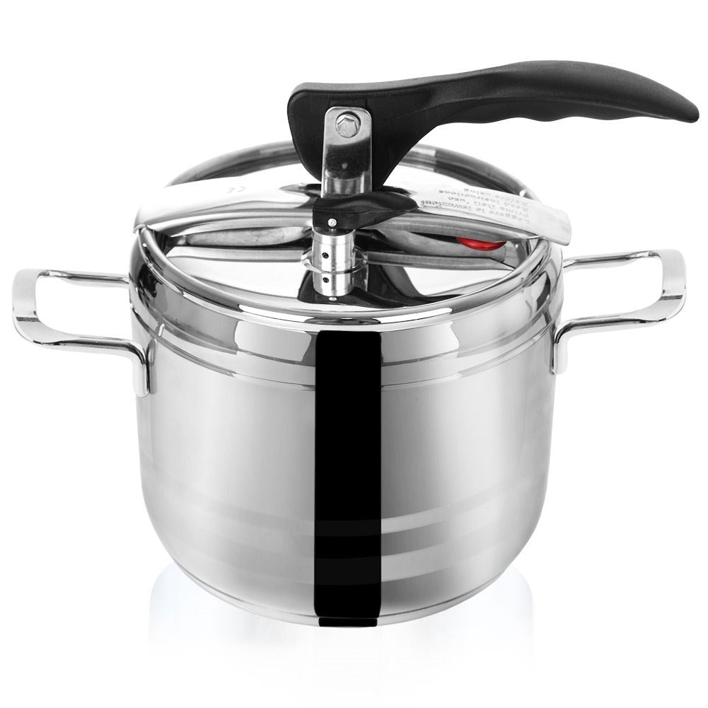 Pressure cooker 3.5L in stainless steel with safety valves