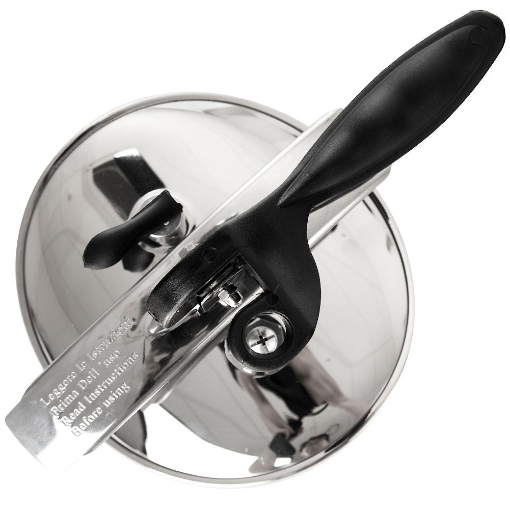 Pressure cooker 3.5L in stainless steel with safety valves