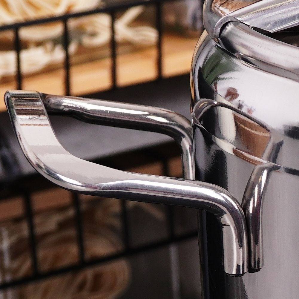 Pressure cooker 3.5L in stainless steel with safety valves