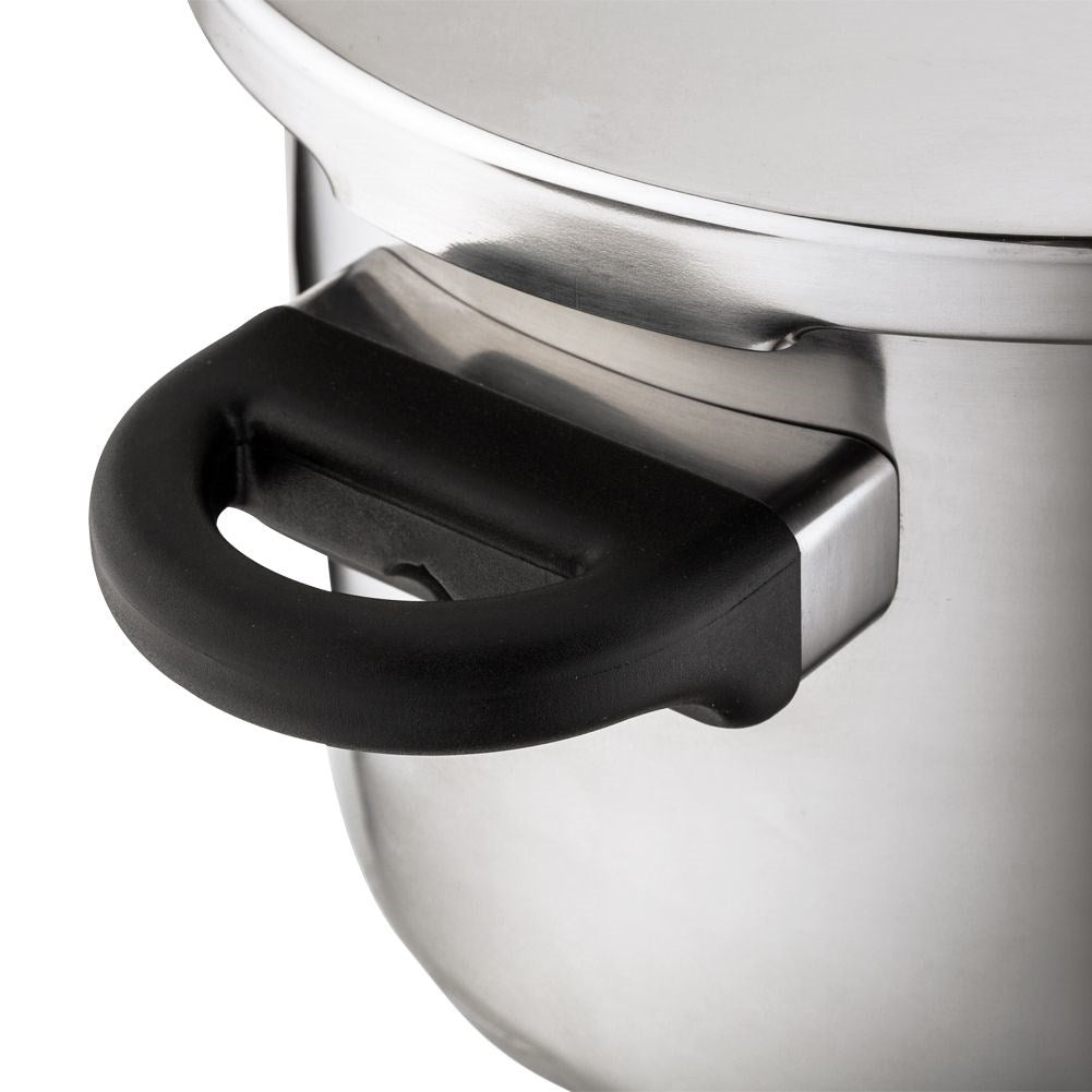 Pressure cooker in stainless steel, 6 litres, quick cooking
