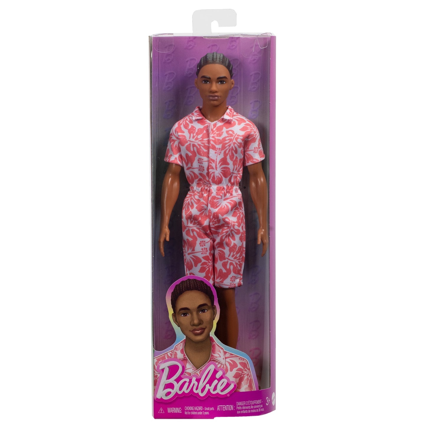 Ken Fashionista Doll, Floral Boiler Suit & Flip-Flops