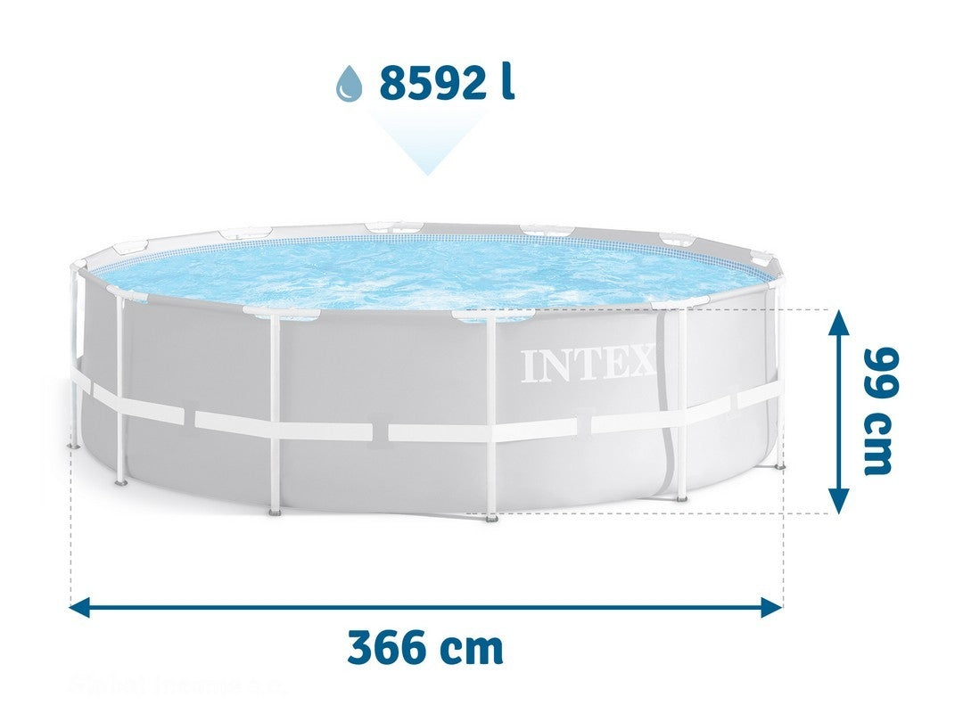 Prism Frame frame garden pool 366 x 99 cm 4in1 INTEX 26716