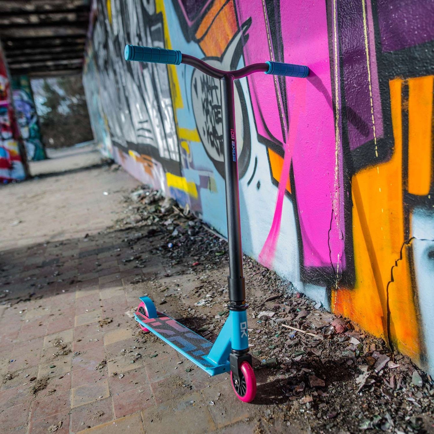 Professional Trick Kick Bike SOKE GO! turquoise
