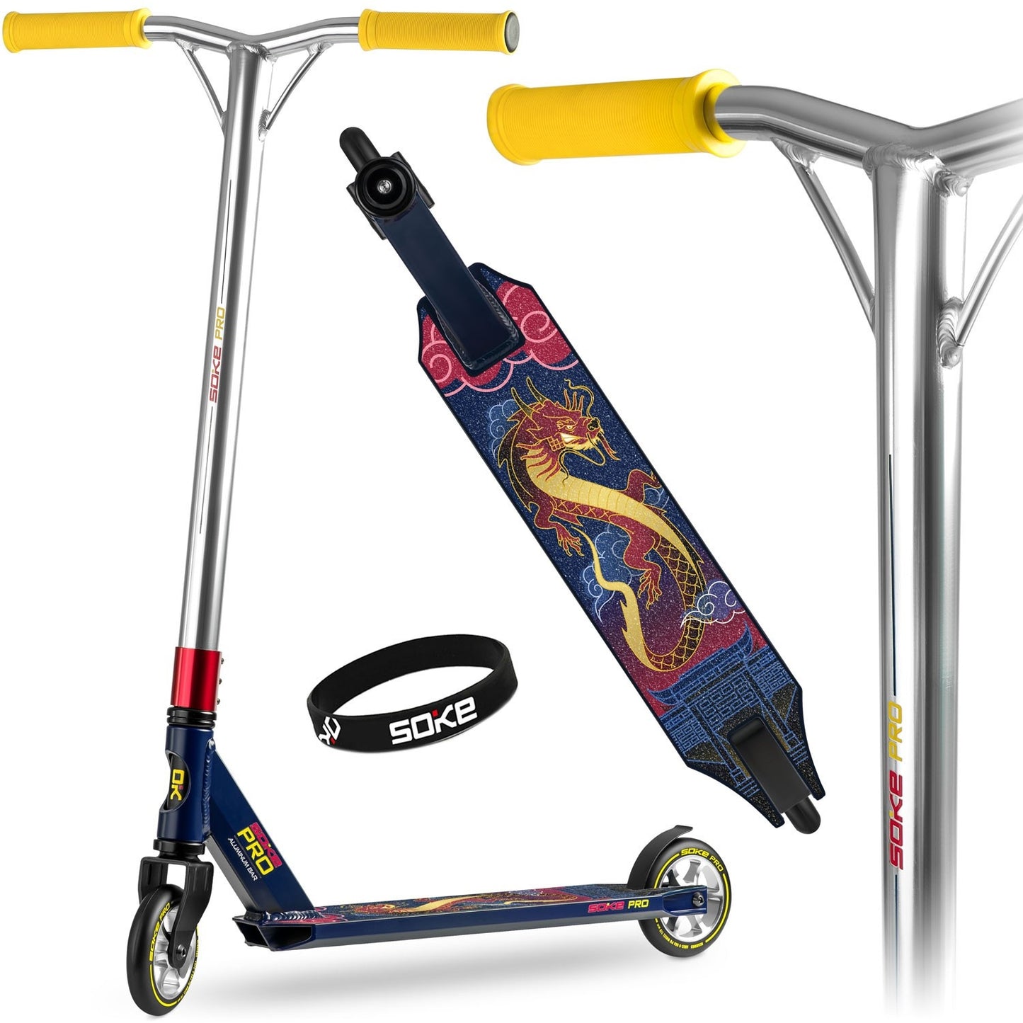 Professional Trick Kick Bike SOKE PRO Blue/Red