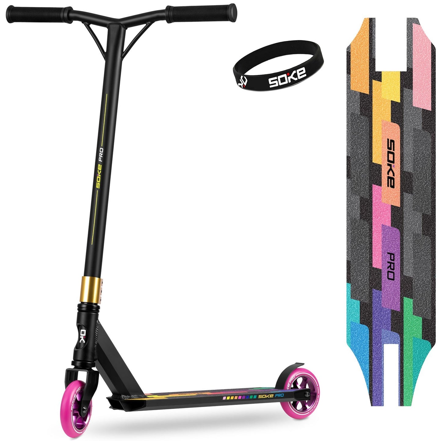 Professional Trick Scooter SOKE PRO Multicolor