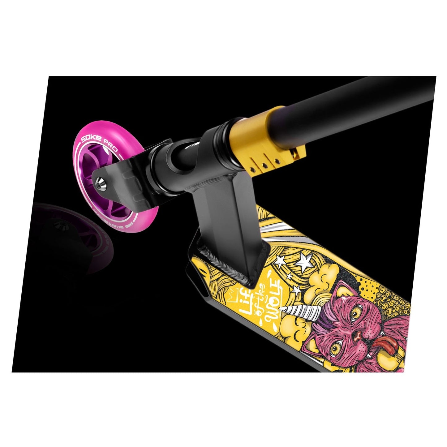Professional Trick Scooter SOKE PRO Multicolor