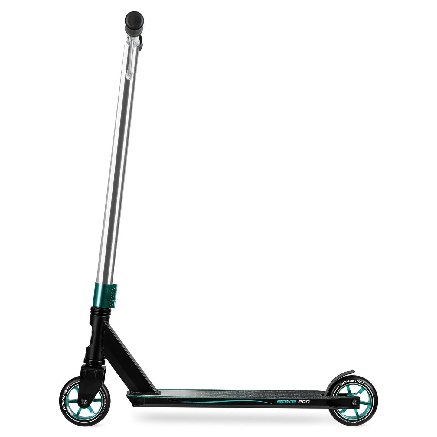 Professional Trick Scooter SOKE PRO Silver-Turquoise