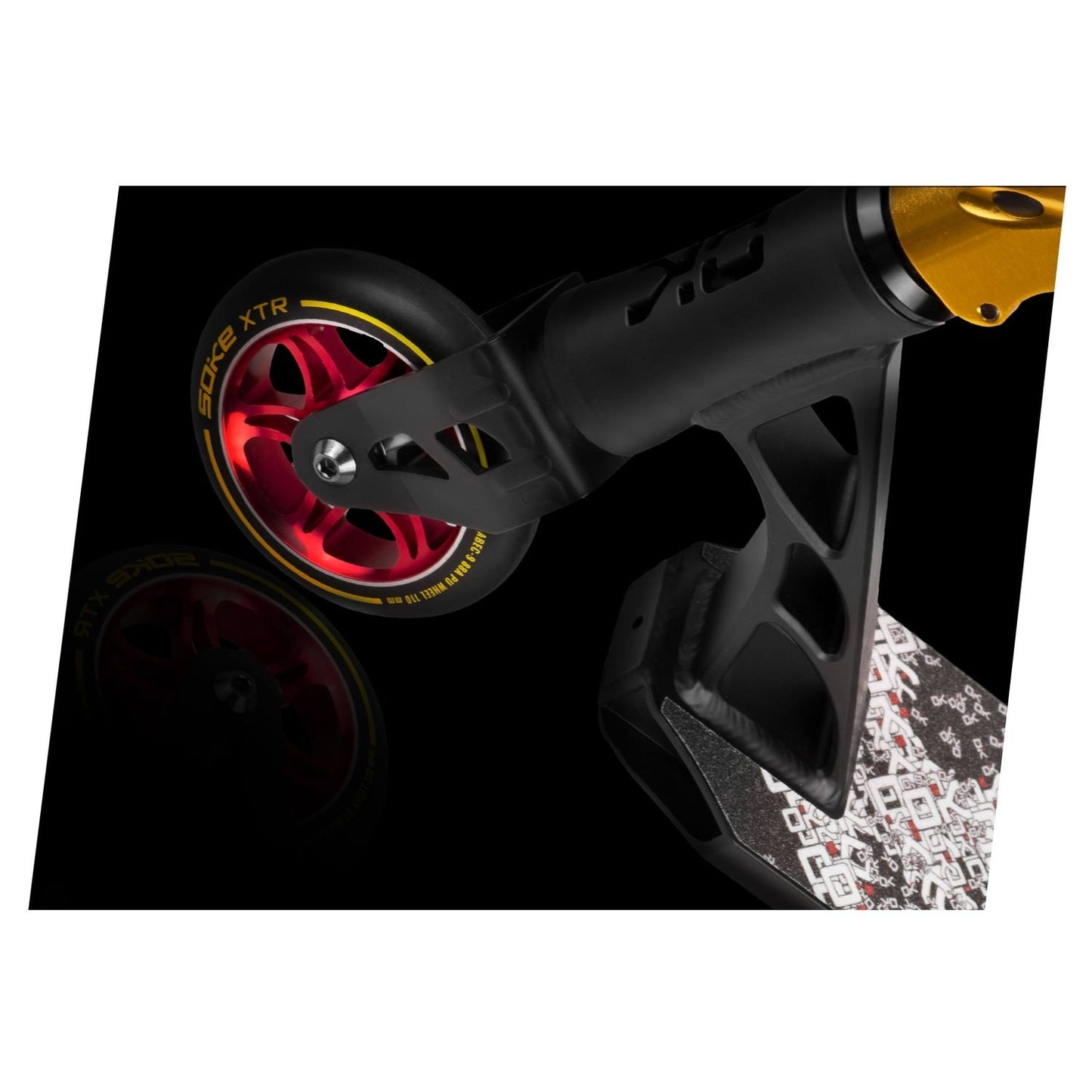 Professional Trick Scooter SOKE XTR Black-Yellow
