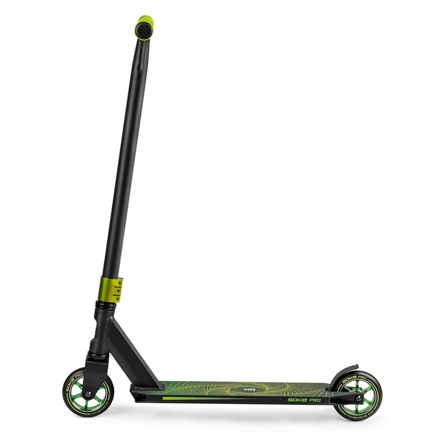 Professional Trick-kick bike SOKE PRO Yellow-Green