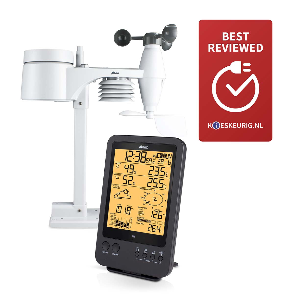 Professional Wireless Weather Station with Sensor