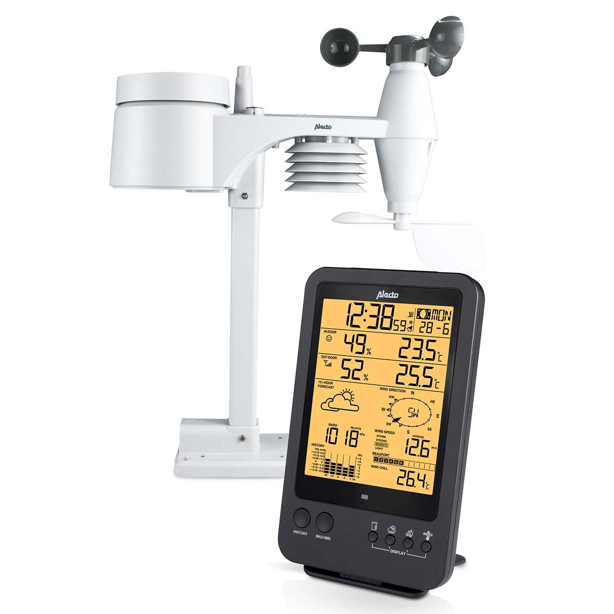 Professional Wireless Weather Station with Sensor
