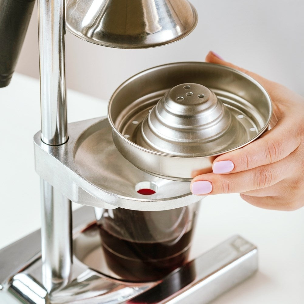 Professional citrus and pomegranate press in stainless steel