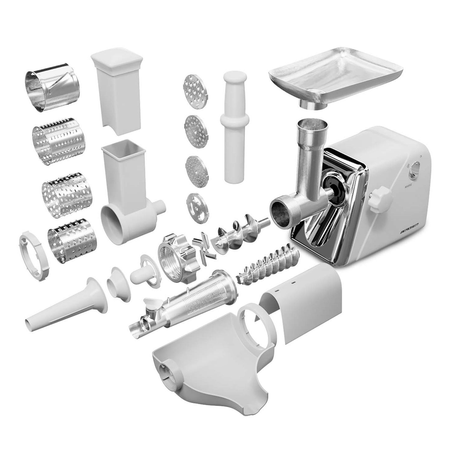 Professional electric meat grinder Berdsen 550 - 1200W