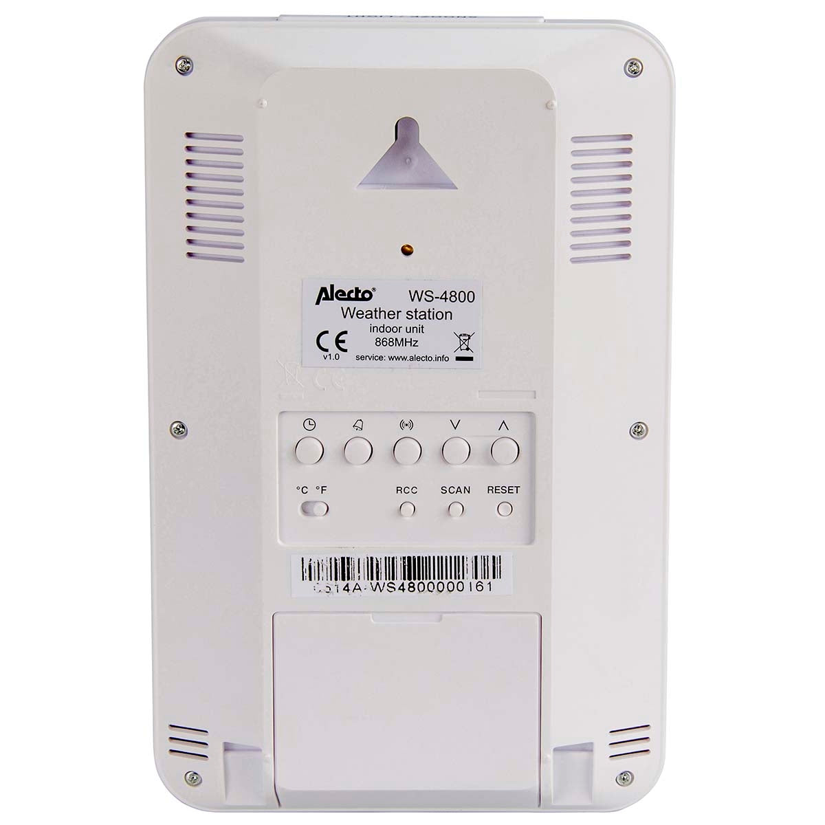Professional weather station with wireless sensor white