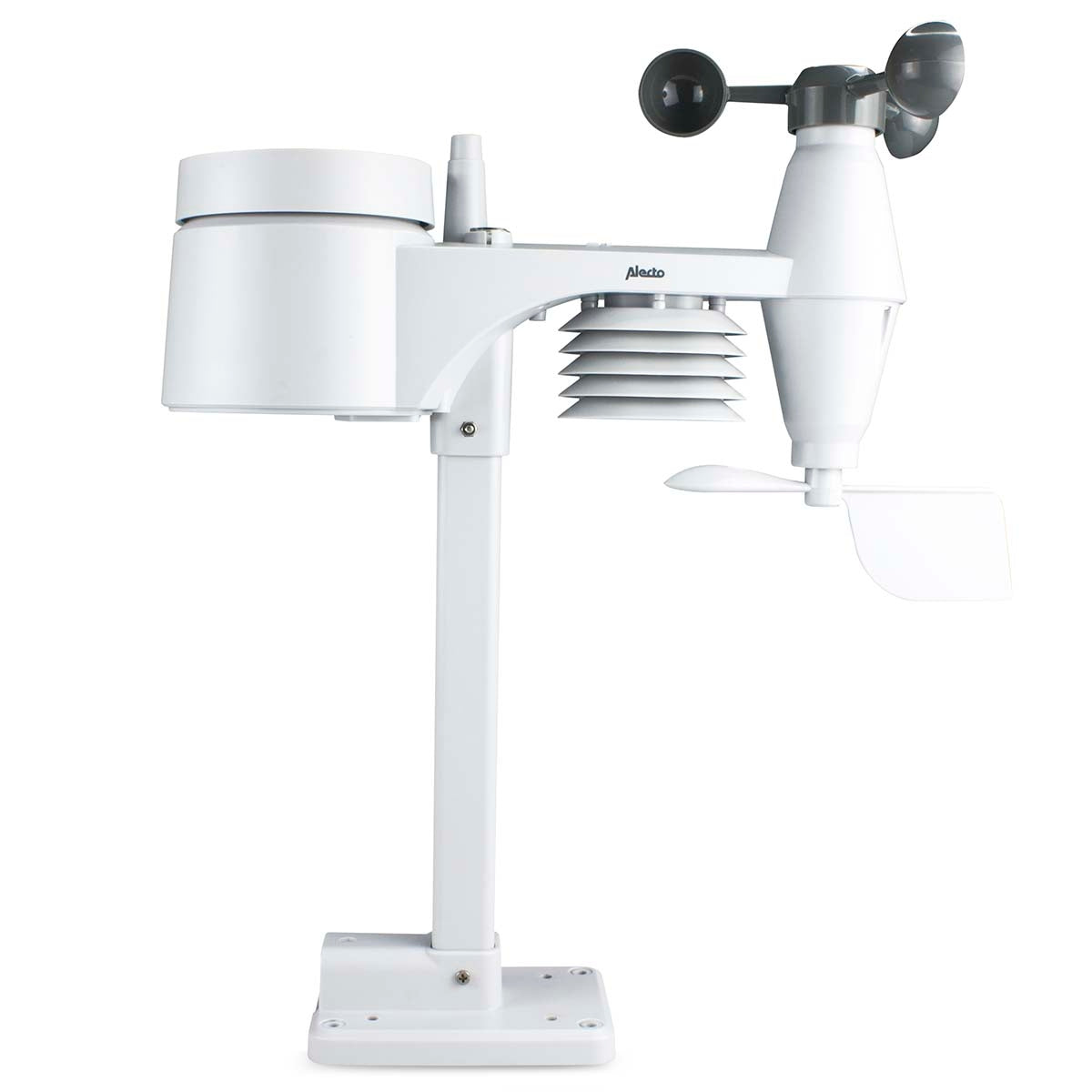 Professional weather station with wireless sensor white