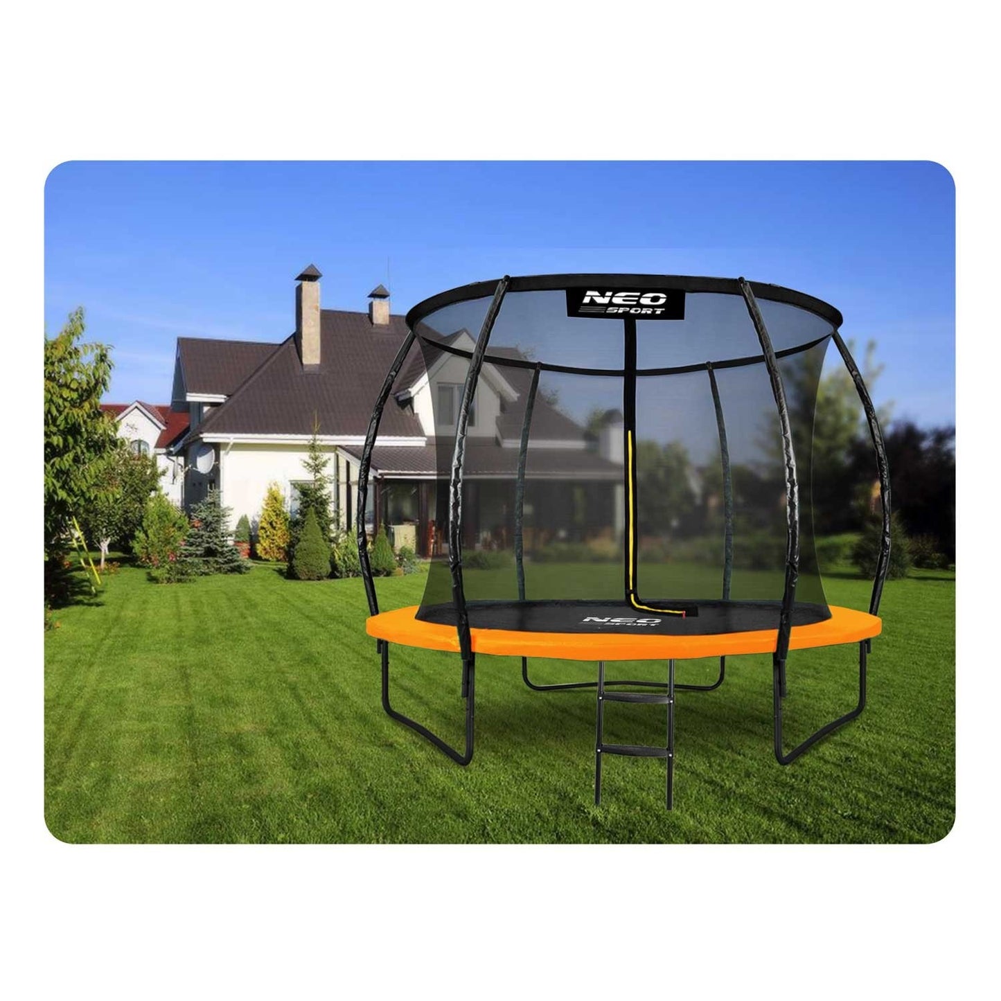 Profile Trampoline 8ft/252cm with Internal Safety Net from Neo-Sport