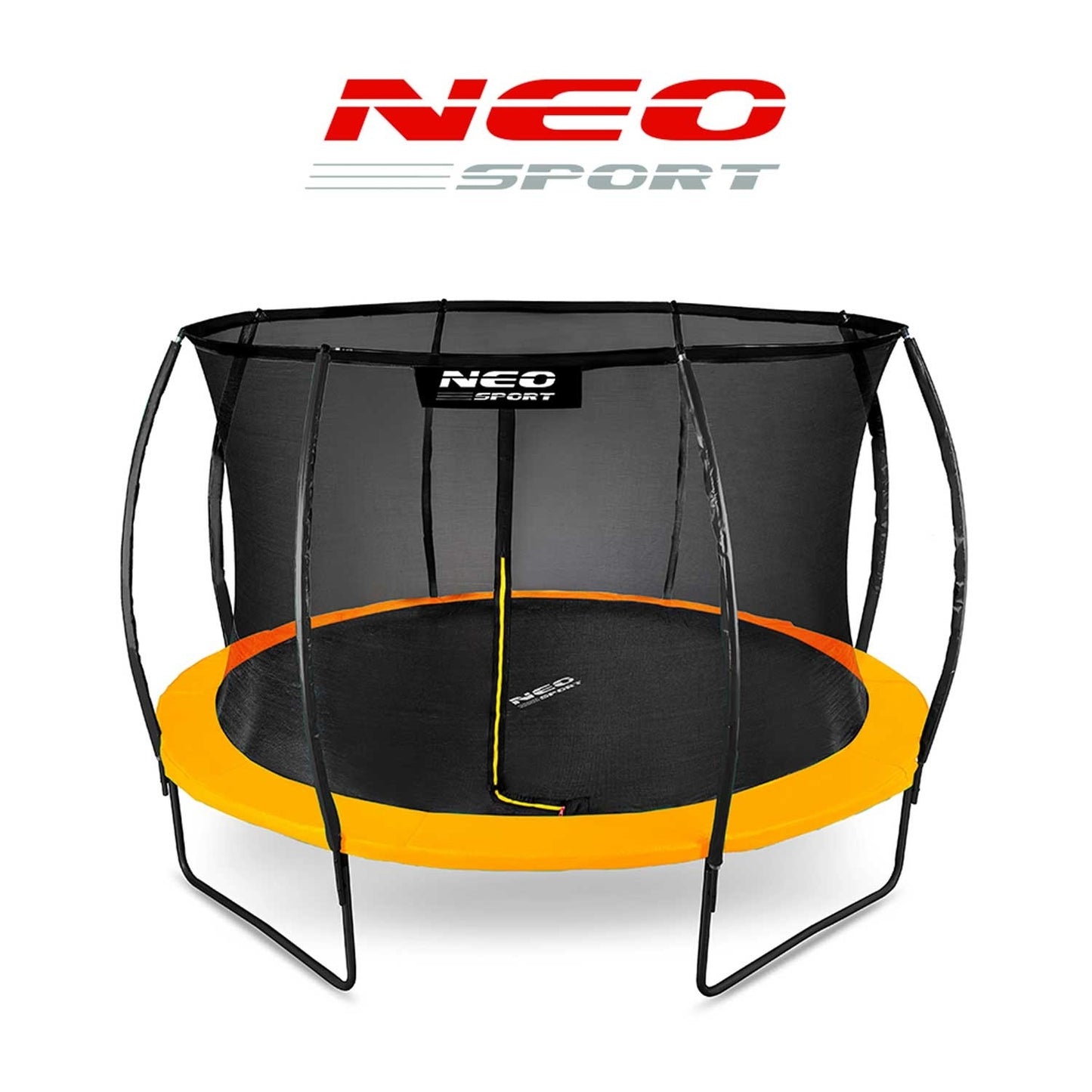 Profiled garden trampoline 12ft/374cm with Neo-Sport internal net