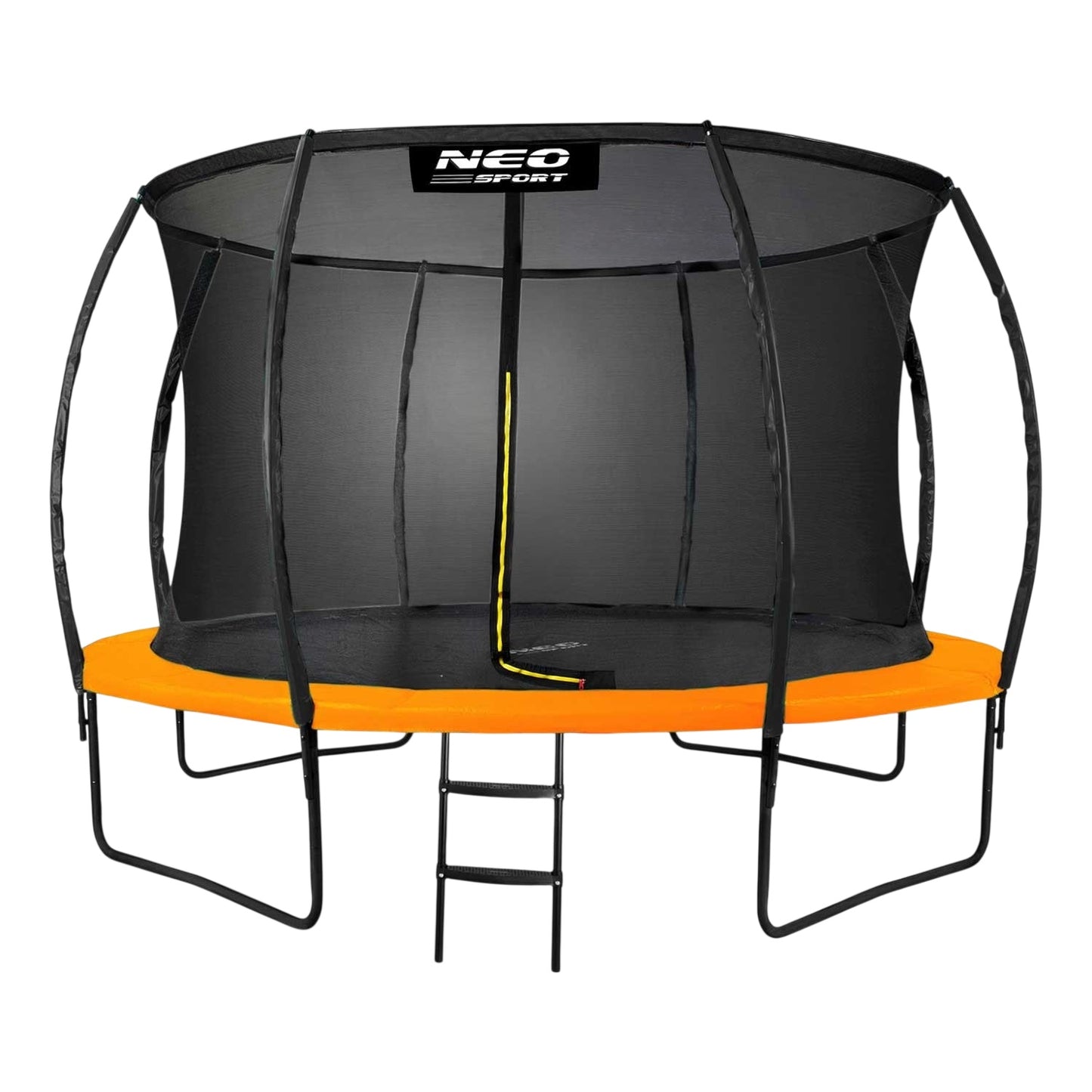 Profiled garden trampoline 12ft/374cm with Neo-Sport internal net