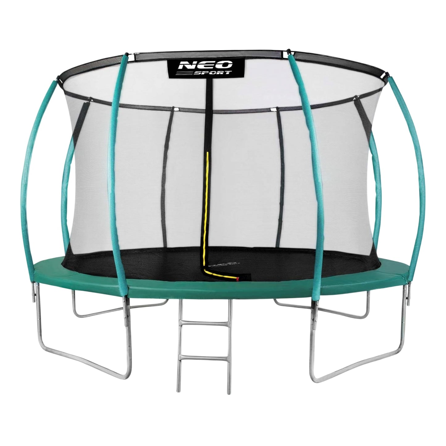Profiled garden trampoline 14ft/435cm with Neo-Sport internal net