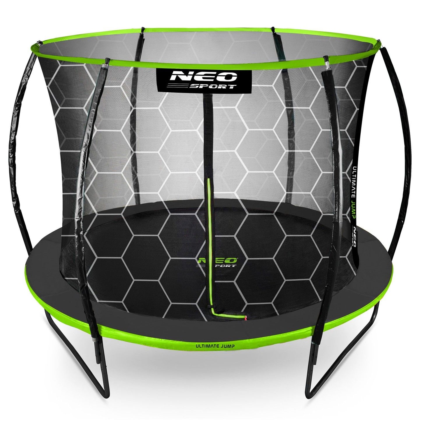 Profiled trampoline for the garden 10ft/312cm with inner protective net Neo-Sport