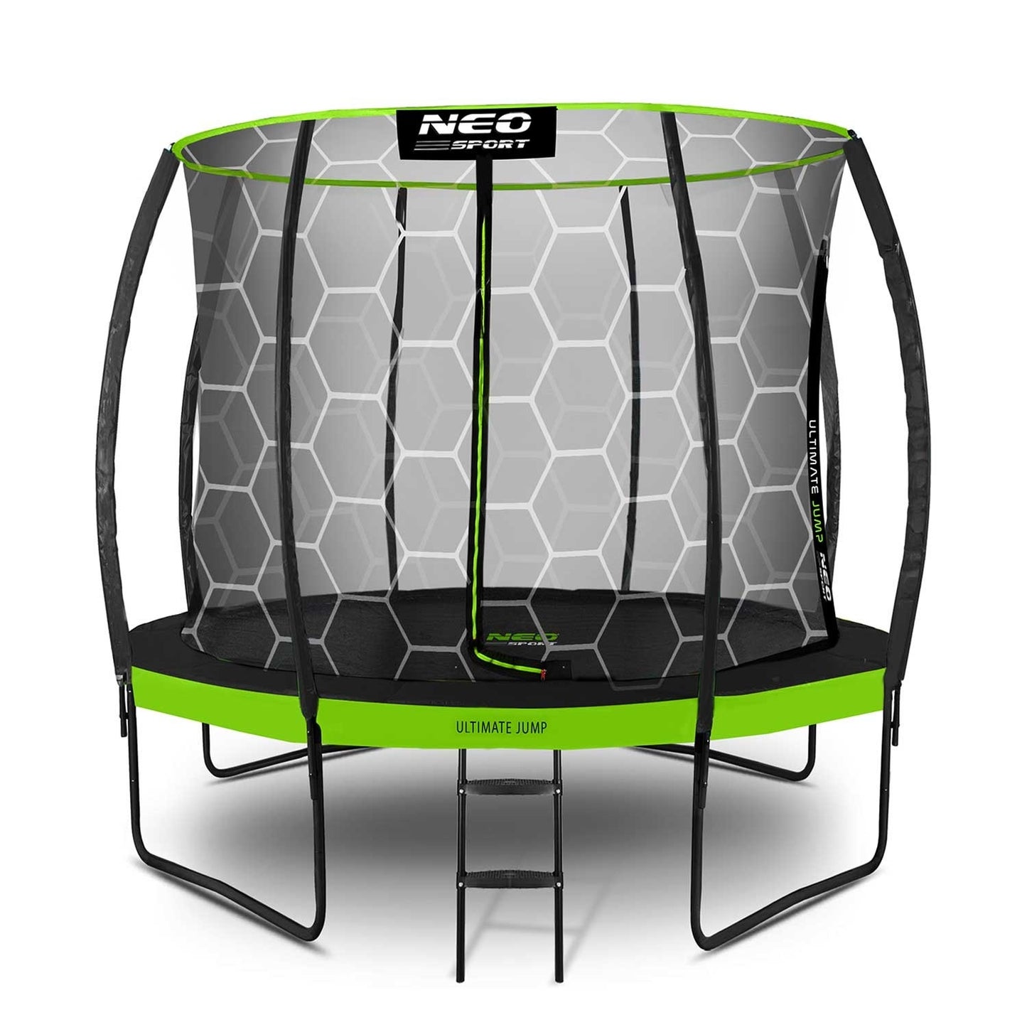 Profile trampoline for the garden 8ft/252cm with internal protective net Neo-Sport