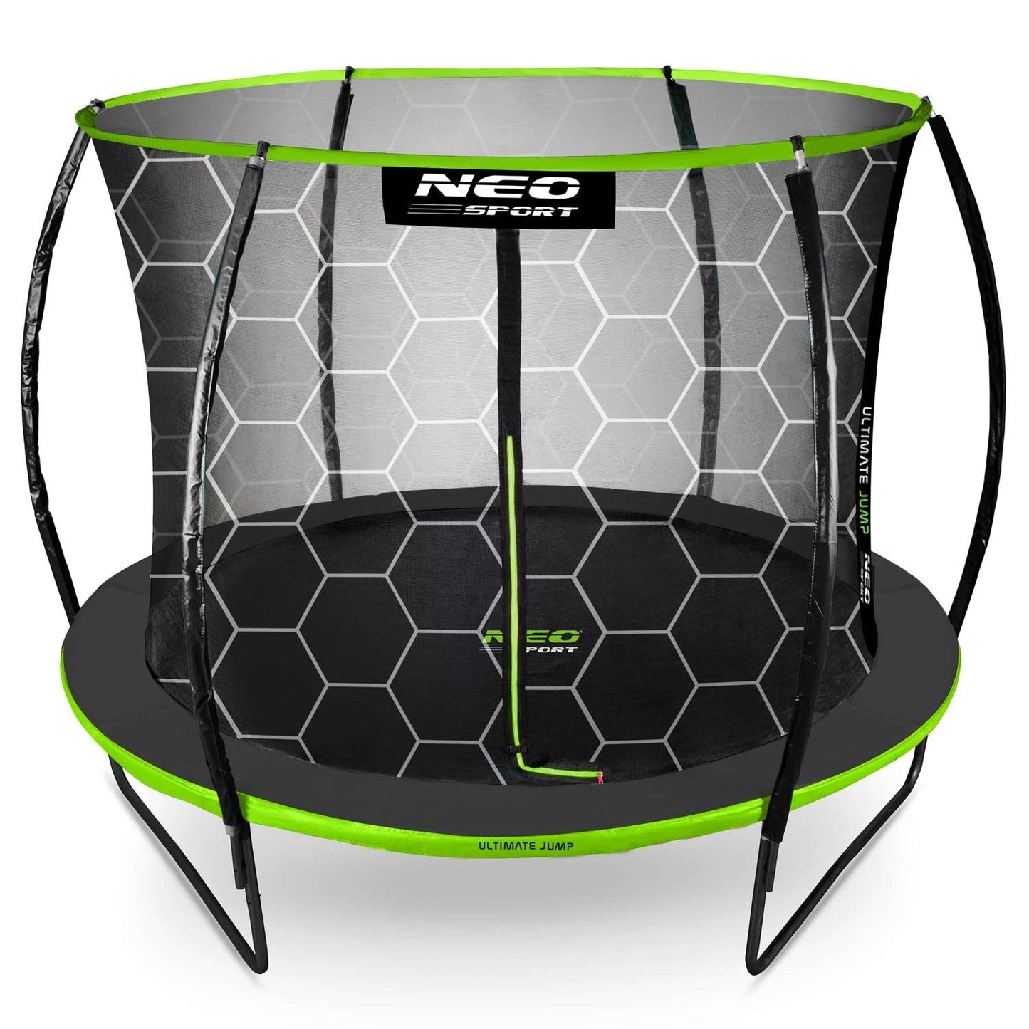 Profile trampoline for the garden 8ft/252cm with internal protective net Neo-Sport
