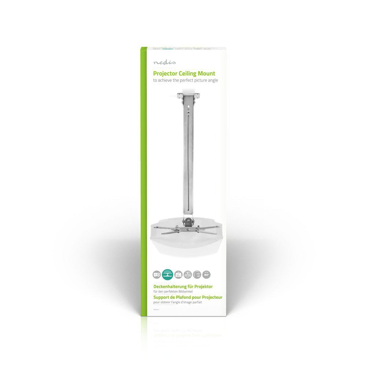 Projector Mount | Fully adjustable | 10 kg | Rotatable | Can be tilted | Steel | Silver