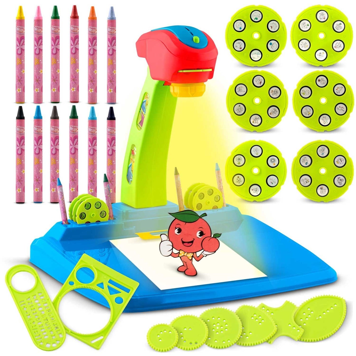 Projector for drawing training Ricokids 772001 - blue