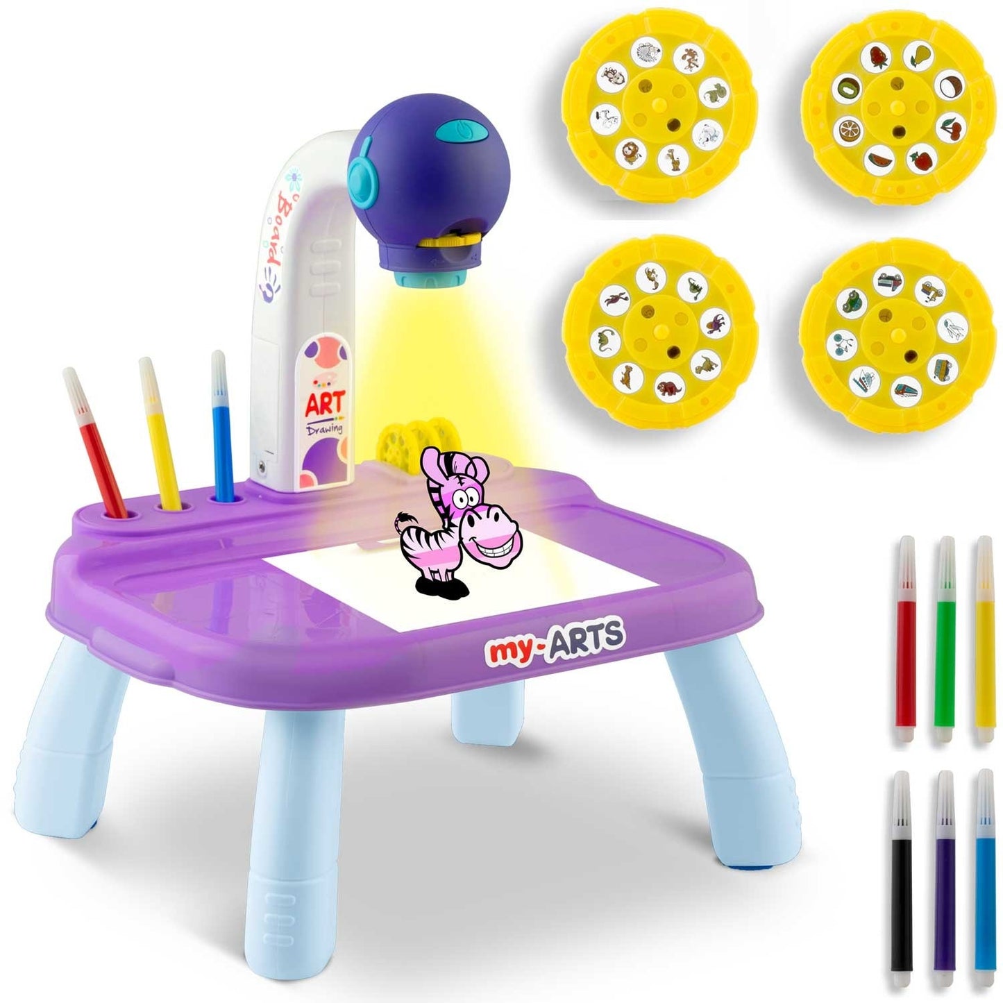 Projector for learning to draw Ricokids 773700 - Purple
