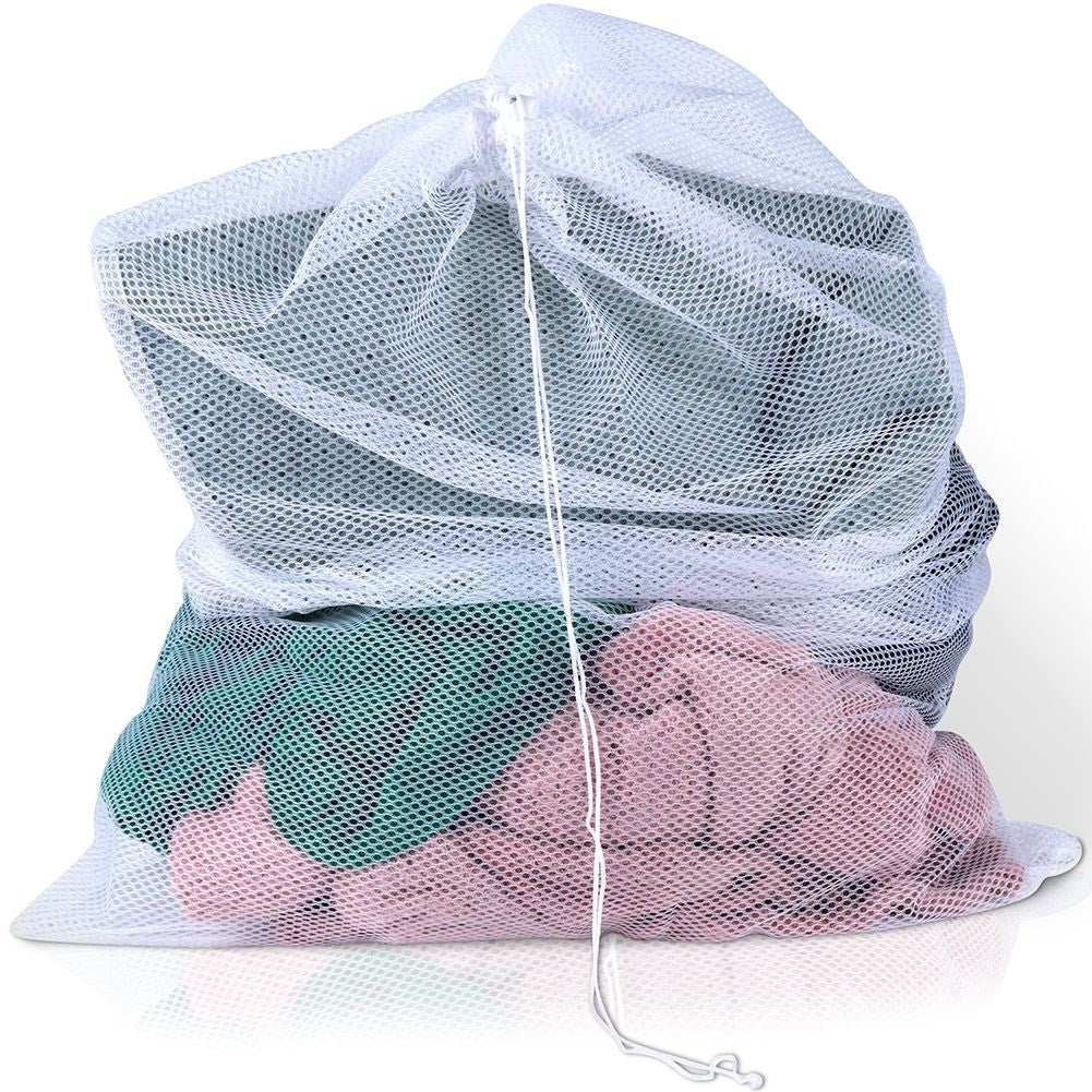 Protect bras and delicate fabrics with a practical laundry bag