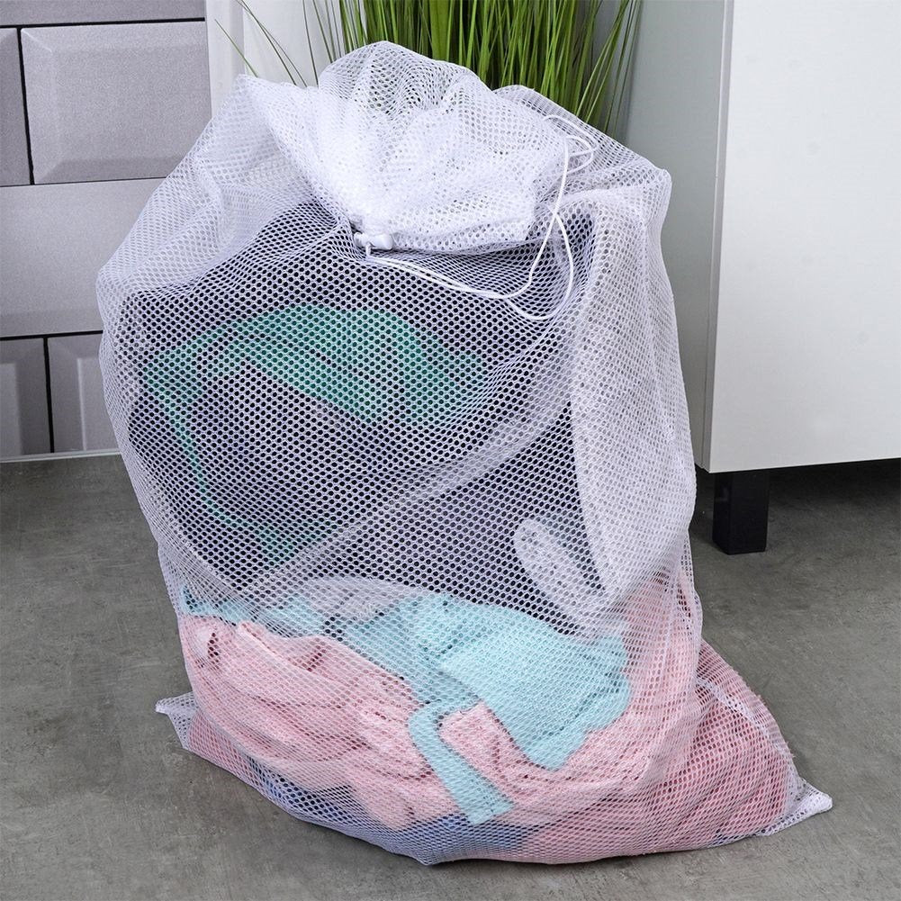 Protect bras and delicate fabrics with a practical laundry bag