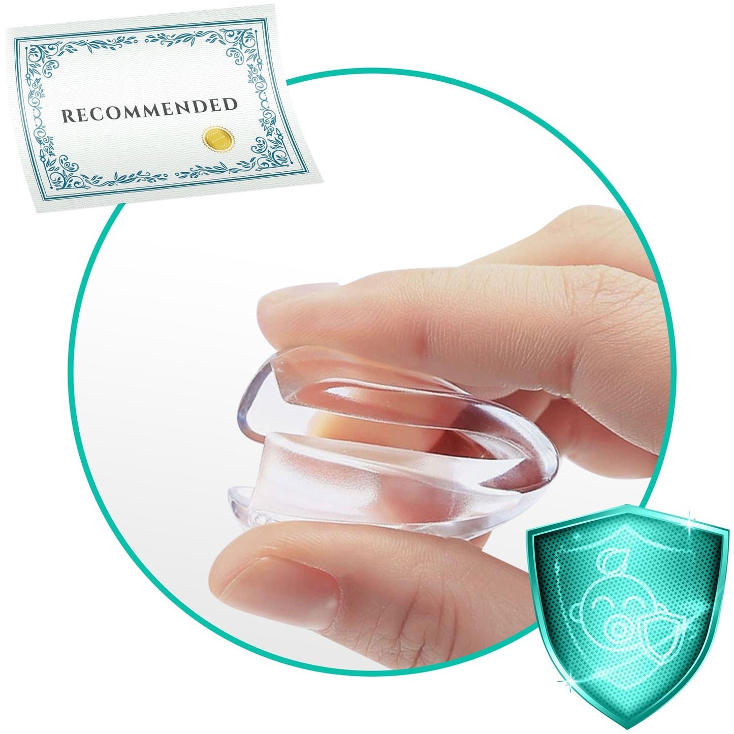 Protection for corners Ricokids 798400, 10 transparent