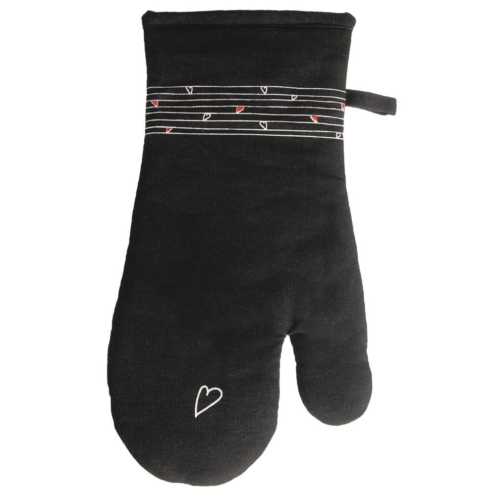 Protective cotton glove with hanging loop and magnet