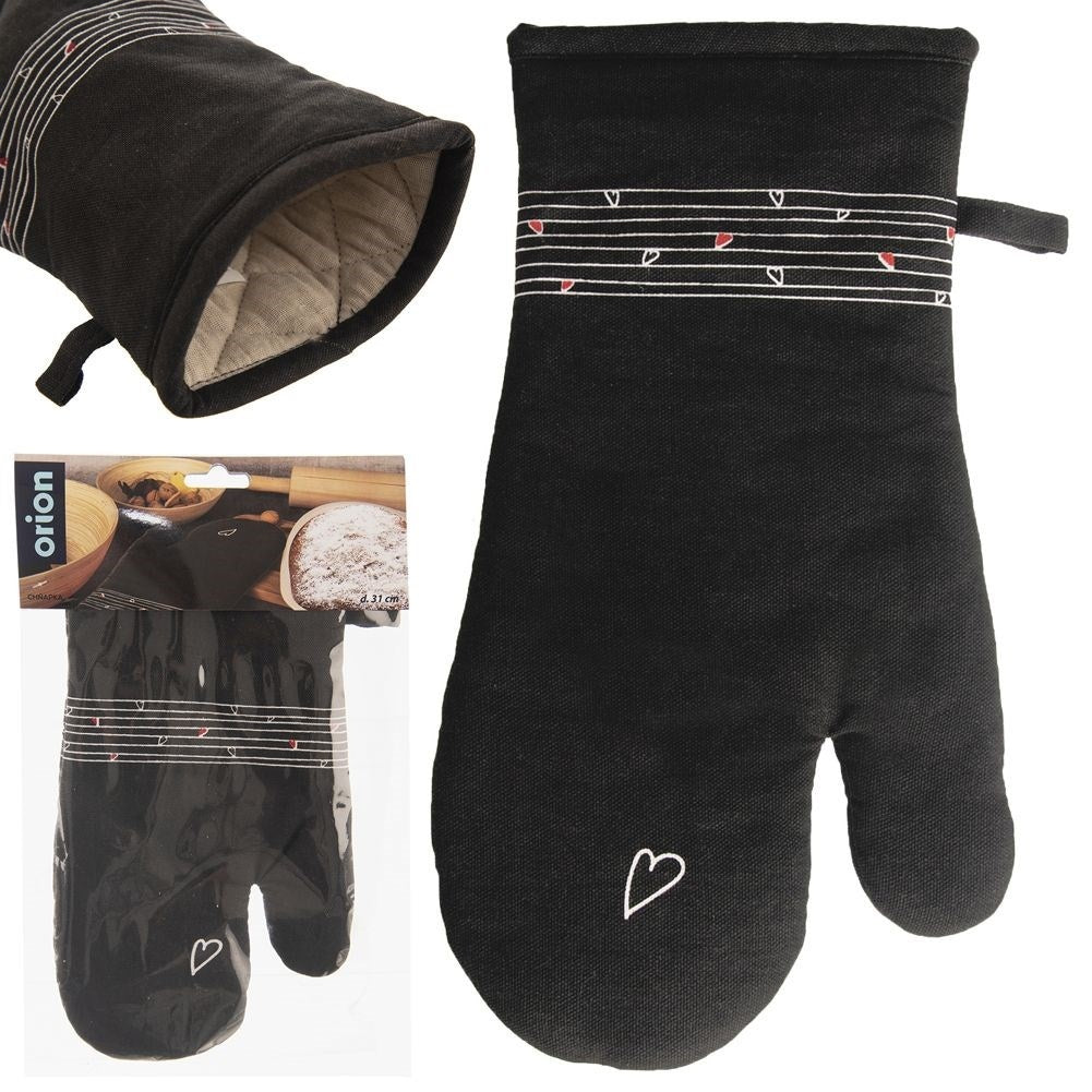 Protective cotton glove with hanging loop and magnet