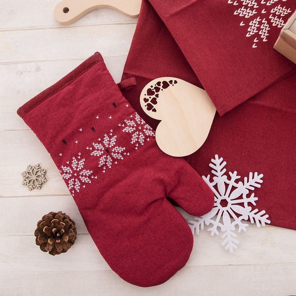 Protective cotton glove with hanging loop and magnet