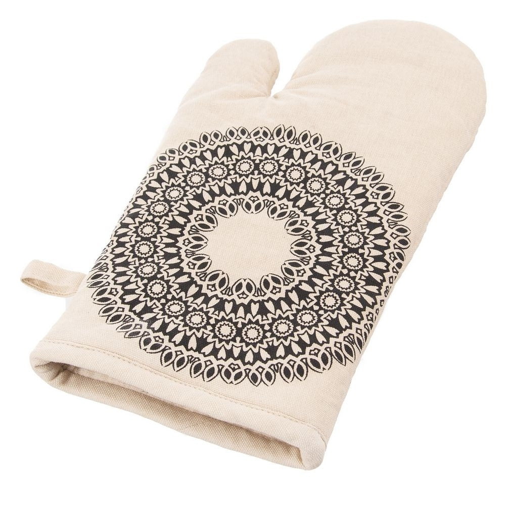 Protective cotton glove with magnet and hanging loop