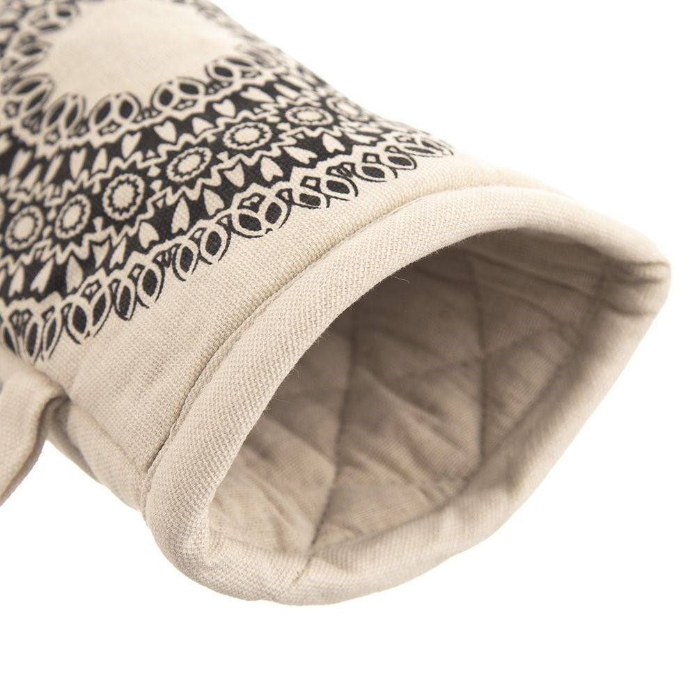 Protective cotton glove with magnet and hanging loop