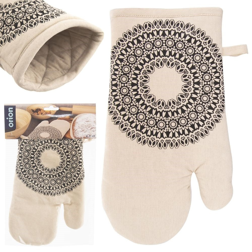 Protective cotton glove with magnet and hanging loop