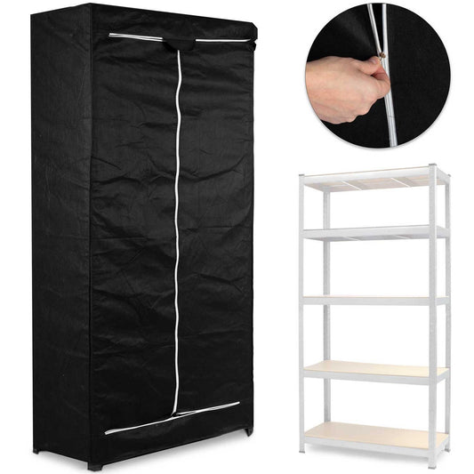 Protective cover for shelf 180 x 90 x 40 cm - black