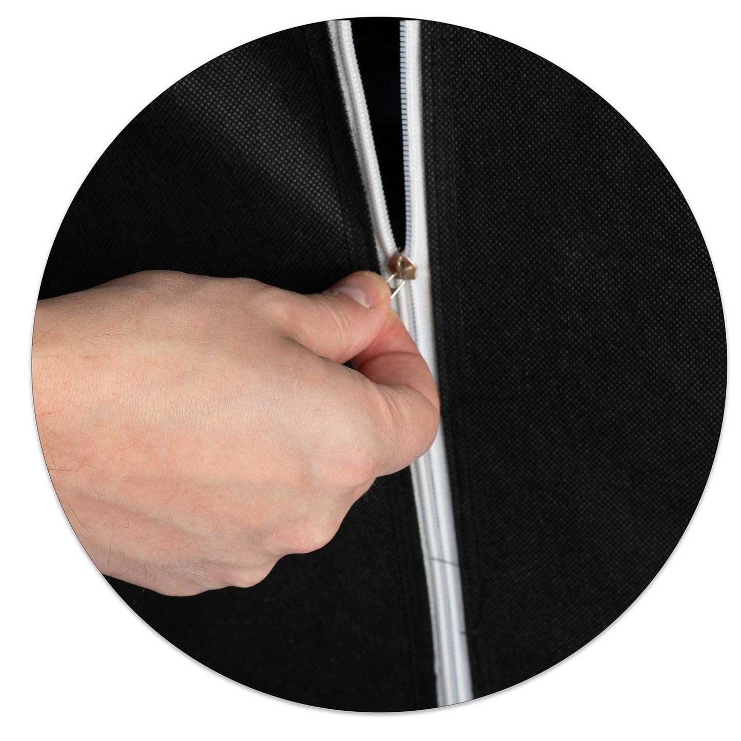 Protective cover for shelf 180 x 90 x 40 cm - black