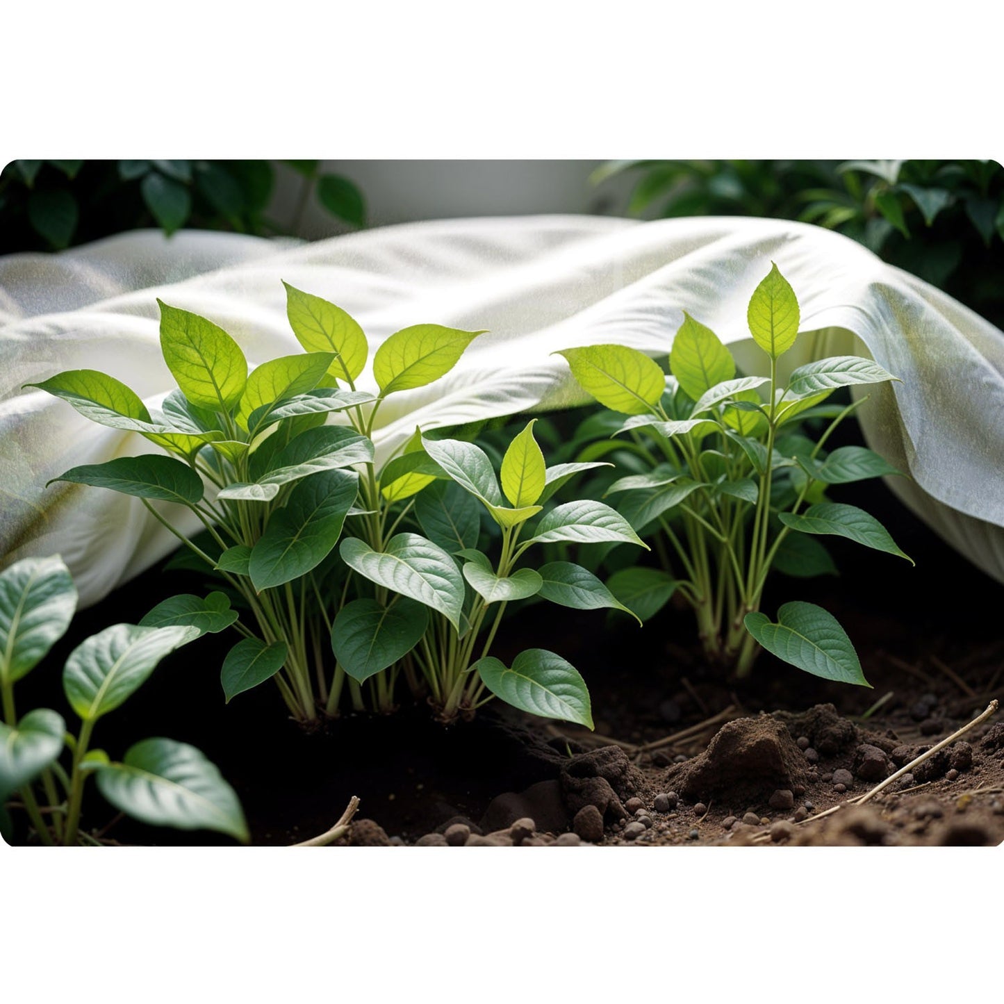 Protective fabric for plants 1000 cm x 160 cm Plonos - white
