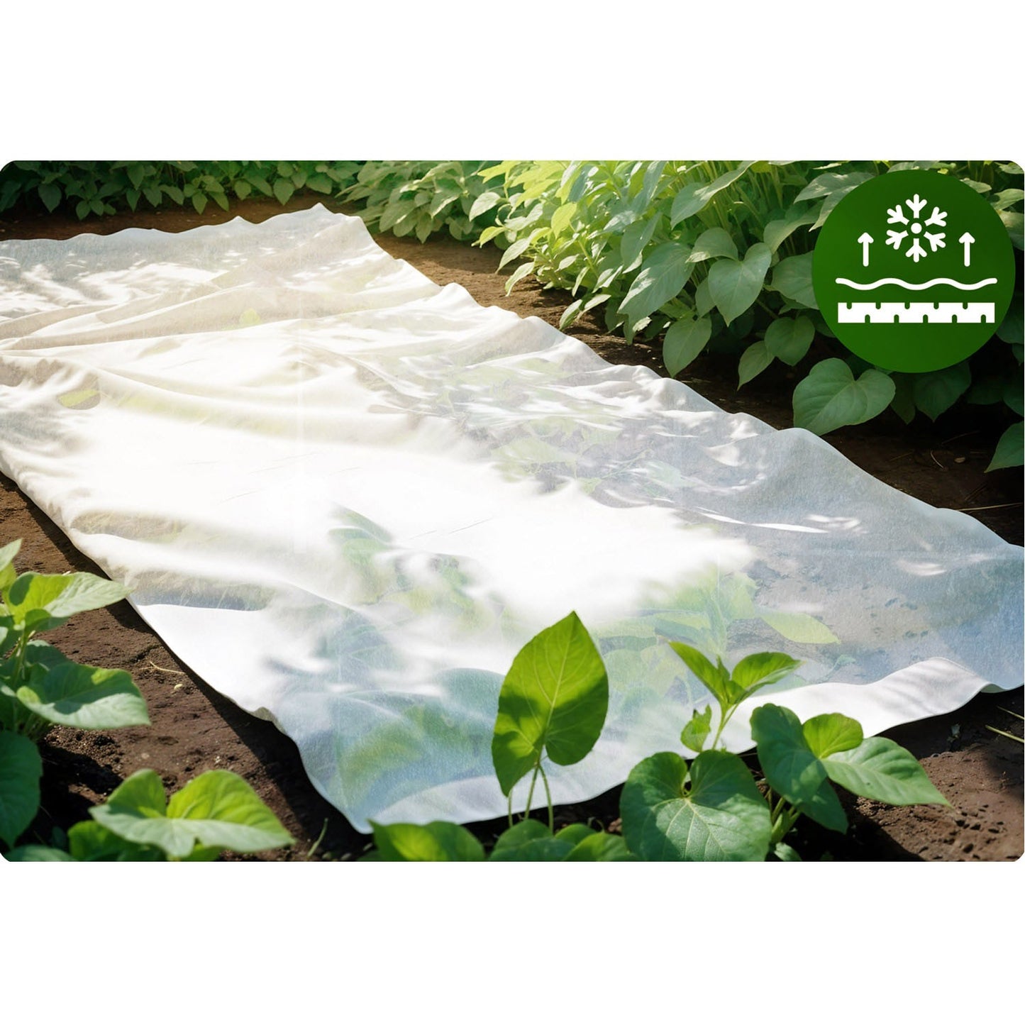 Protective fabric for plants 1000 cm x 160 cm Plonos - white